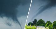 Trąba powietrzna w Wielkopolsce. Dwa leje pojawiły się na niebie