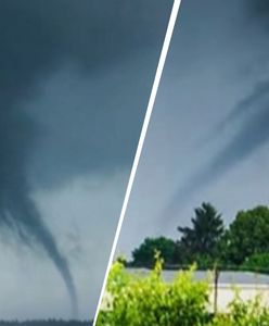 Trąba powietrzna w Wielkopolsce. Dwa leje pojawiły się na niebie