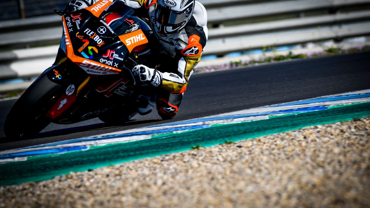 Materiały prasowe / motogp.com / Na zdjęciu: Sete Gibernau podczas testów MotoE w Jerez