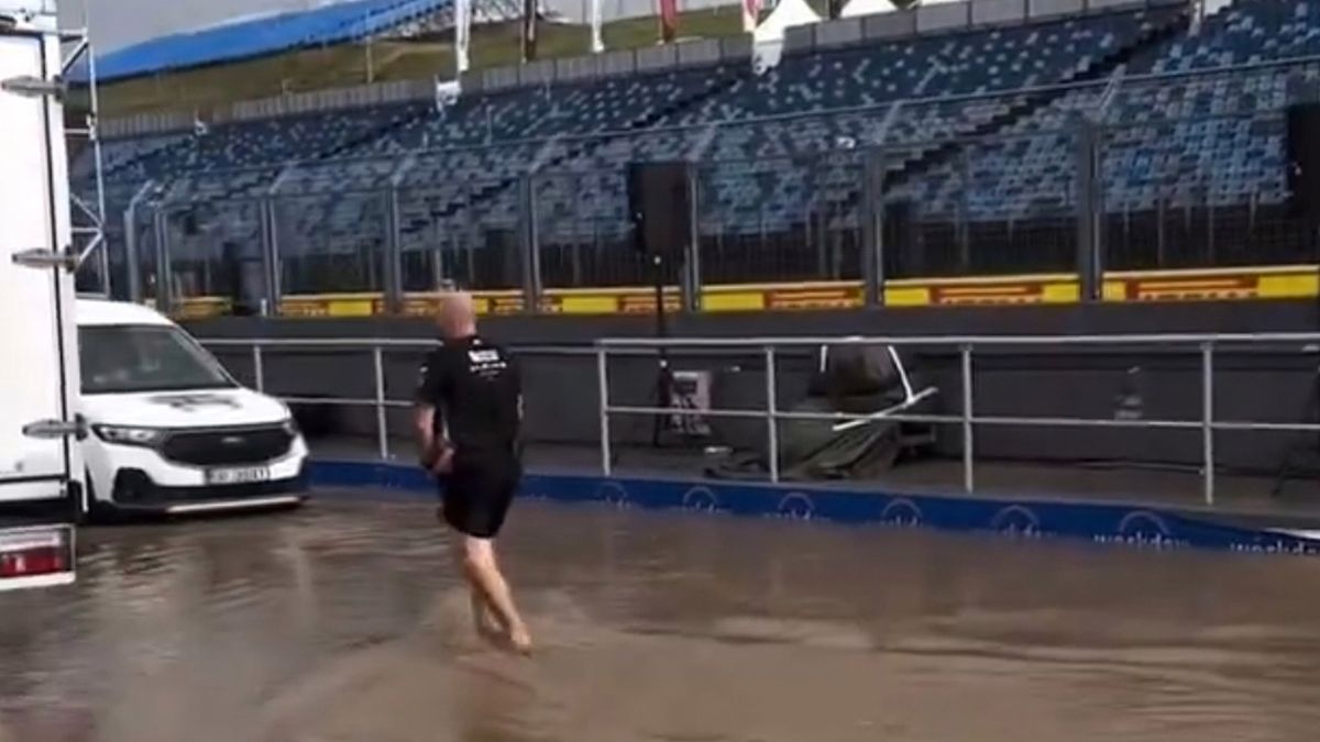 Twitter / Na zdjęciu: zalany Hungaroring