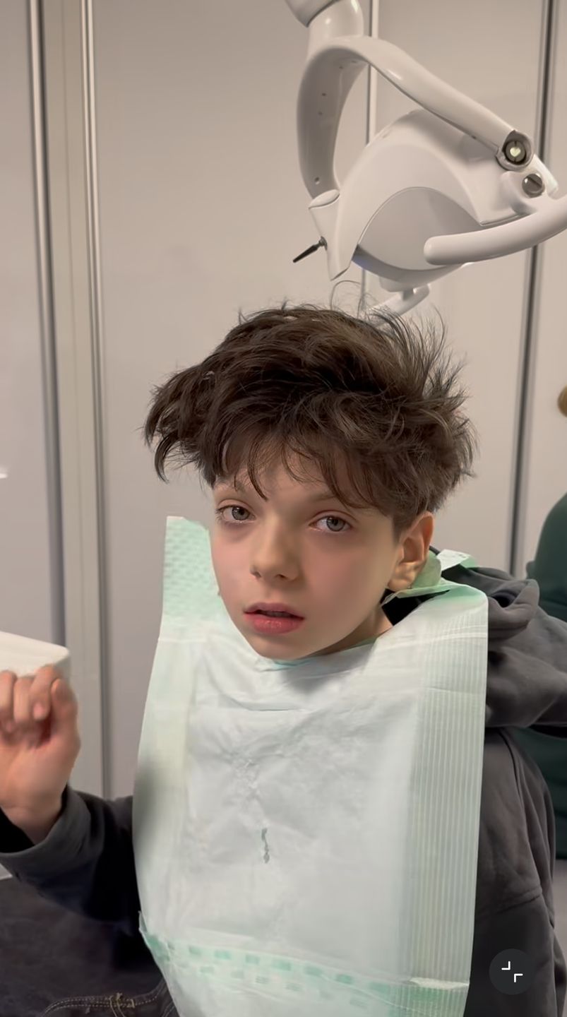 Krzysztof Rutkowski Junior u dentysty