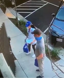 Harry i Meghan w maseczkach. Jest nagranie z monitoringu