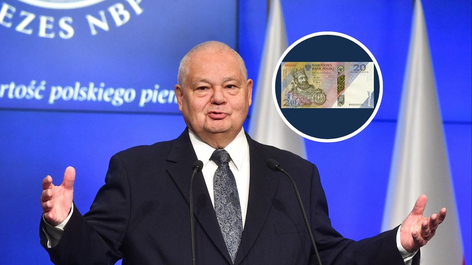 Nowy banknot 20 zł. Glapiński pokazał go na konferencji