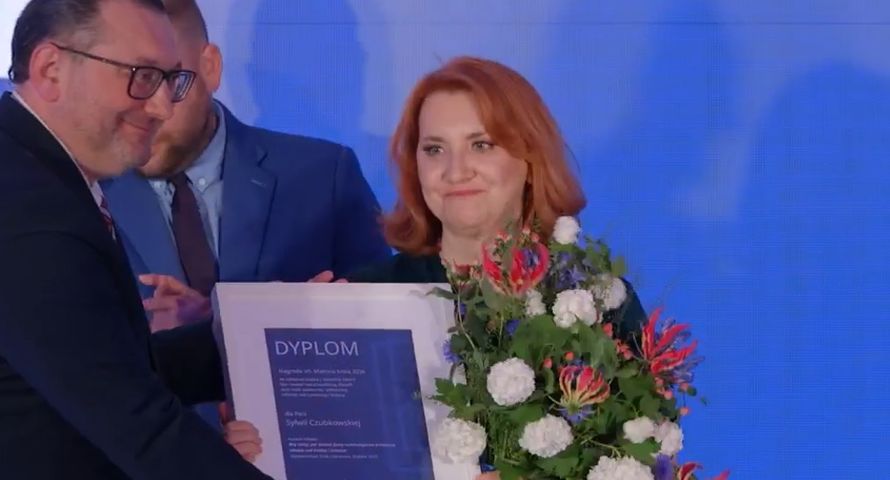 "Bóg techy" docenione. Sylwia Czubkowska z Nagrodą im. Marcina Króla