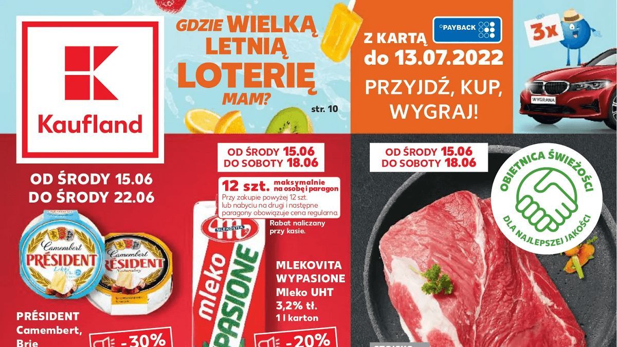 Kaufland gazetka od środy 15 czerwca [15.06]