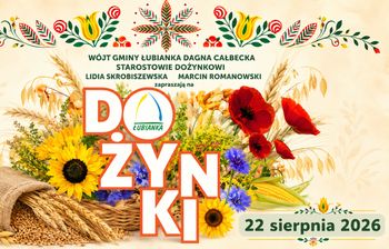 Mieszkańcy Łubianki podziękują za plony podczas gminnych dożynek
