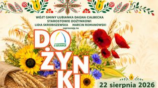 Mieszkańcy Łubianki podziękują za plony podczas gminnych dożynek