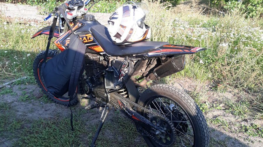 Młody motocyklista zatrzymany 