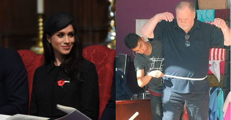 Ojciec Meghan Markle NIE POJAWI się na ślubie córki przez operację. "Za atak serca wini jej brata"
