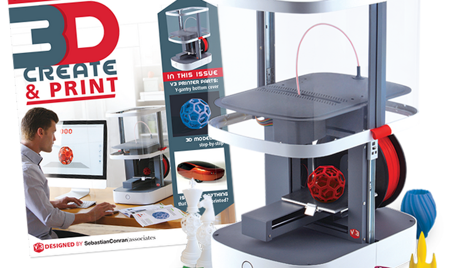 Przyszłość właśnie nadeszła. Drukarka 3D w częściach w gazetce dla kolekcjonerów 1