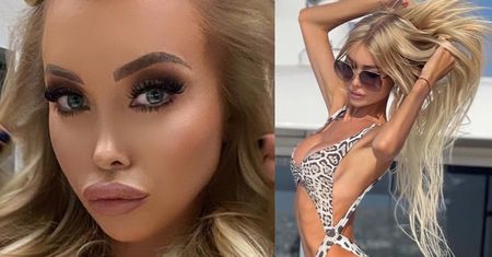 Julia Dybowska eksponuje EKSTREMALNIE SZCZUPŁĄ figurę w fikuśnym kostiumie (ZDJĘCIA)