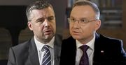 Andrzej Duda dawno nie był tak oburzony. "Tę, którą sobie wytrzepał z rękawa?"
