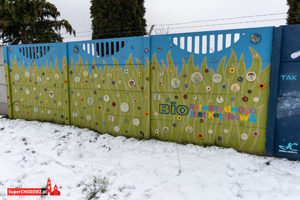 Chodzieskie murale, Chodzież, mural, ceramika, grafika