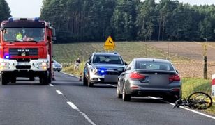 Rowerzysta zginął pod kołami BMW. Policja szuka świadków
