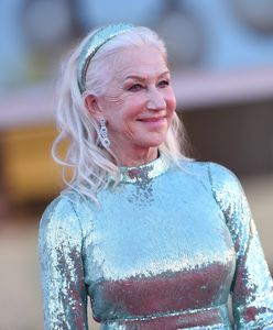 76-letnia Helen Mirren w cekinowej sukni. Aktorka zachwyciła na festiwalu w Wenecji