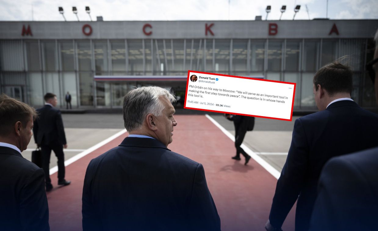 Orban w Moskwie. Dosadny komentarz Tuska