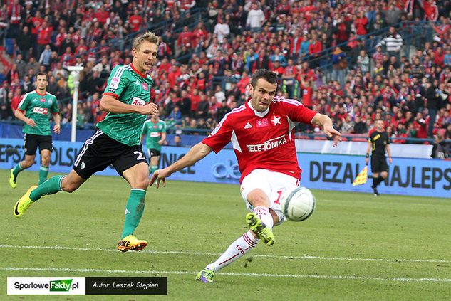 Tak Paweł Brożek zdobył swoją 11. bramkę w meczach Wisła - Legia