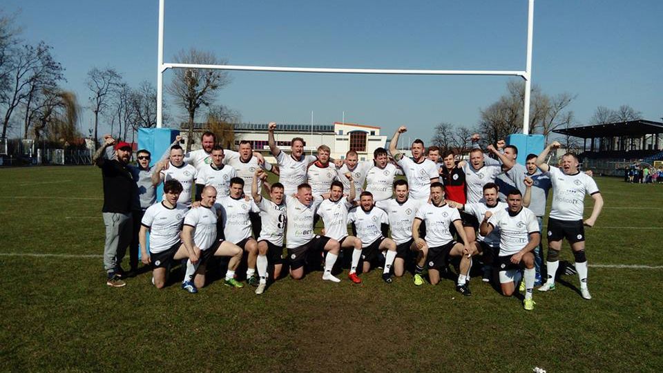 Na zdjęciu drużyna Legii Warszawa w rugby