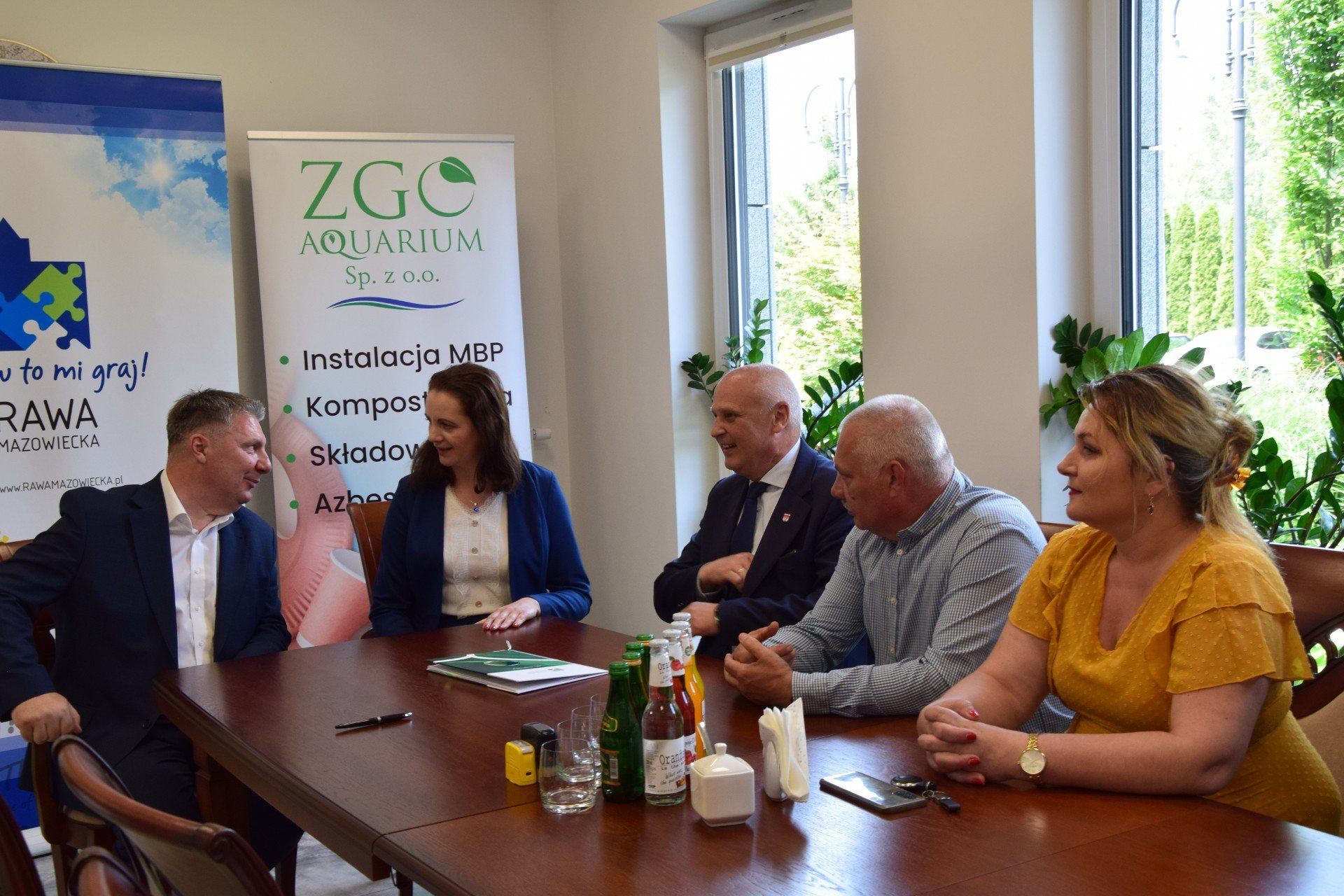 W siedzibie Zakładu Gospodarki Odpadami w Pukininie władze spółki podpisały umowę na pożyczkę z Wojewódzkim Funduszem Ochrony Środowiska i Gospodarki Wodnej w Łodzi
