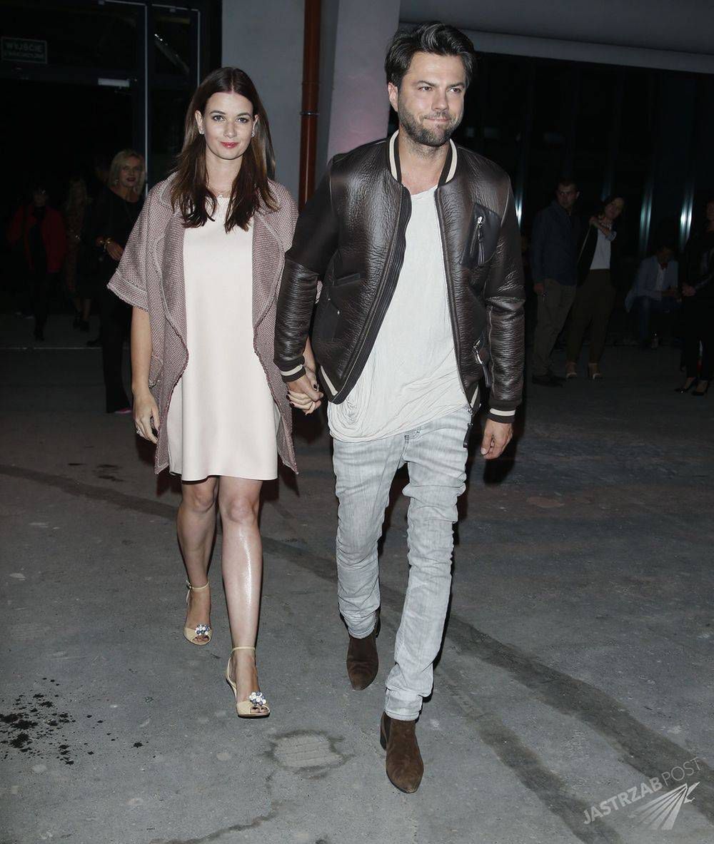 Karolina Malinowska i Olivier Janiak na pokazie 4F
(Fot. AKPA)