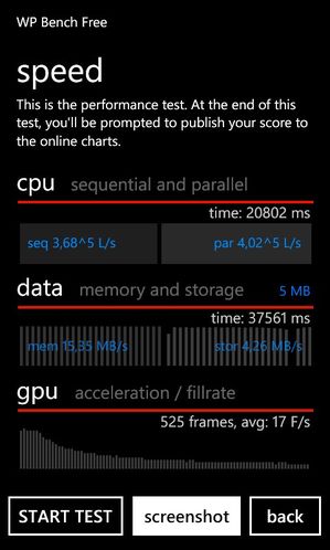 LG E900 test