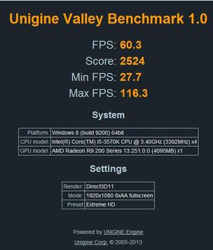 Unigine Valley Benchmark