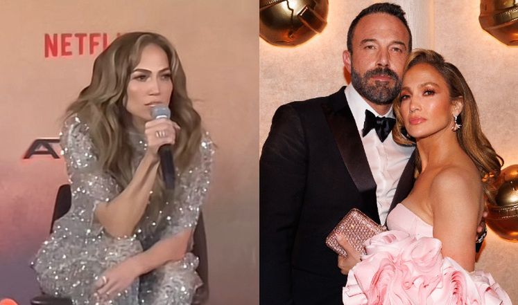 Jennifer Lopez reacted strongly to a question about a marital crisis