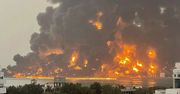 Wielki pożar i słup dymu nad miastem. Izrael uderzył w Jemen