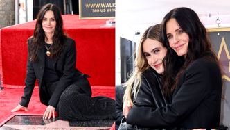 Courteney Cox odsłoniła gwiazdę w Alei Sław! Towarzyszyli jej najbliżsi i ekipa z "Przyjaciół" (ZDJĘCIA)