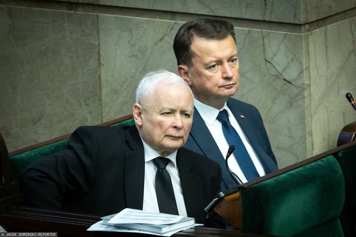 Jarosław Kaczyński wykluczył dymisję ministra Błaszczaka.