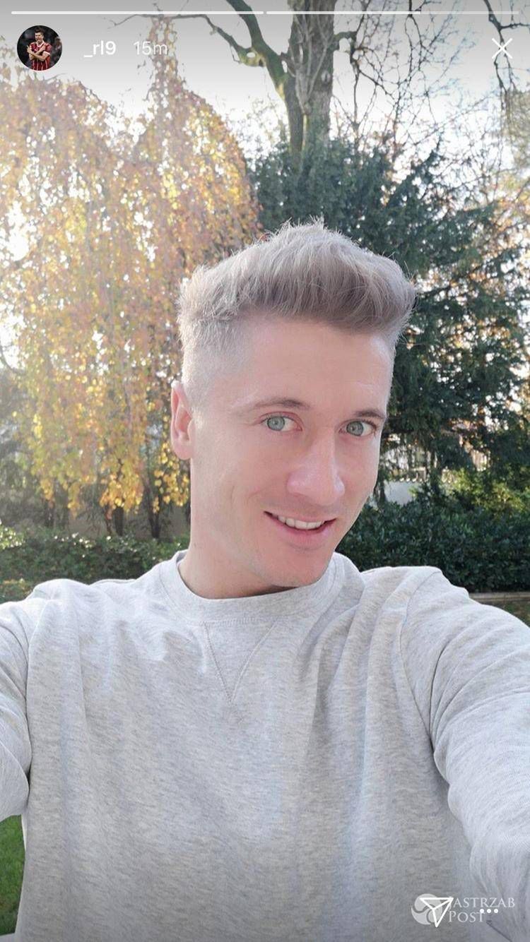 Robert Lewandowski blondynem