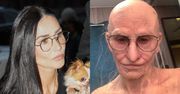 Demi Moore przebrała się na Halloween za łysą staruszkę. Imponująca charakteryzacja?