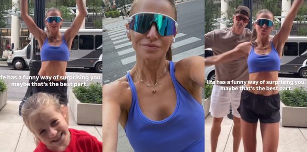 U Anny Lewandowskiej po staremu, lecz w nowym miejscu: WYGINAŁA SIĘ z Robertem i córkami na ulicy. Podbije serca Amerykanów?