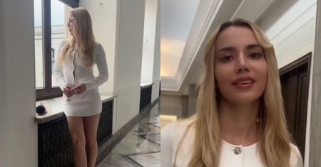 Marianna Schreiber paraduje W MINI po sejmowych korytarzach