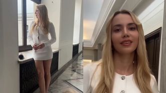 Marianna Schreiber paraduje W MINI po sejmowych korytarzach