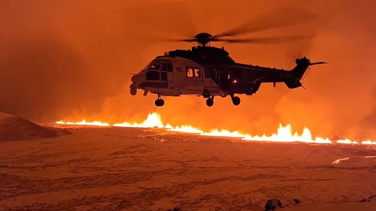 Apokaliptyczny krajobraz po wybuchu wulkanu na Islandii