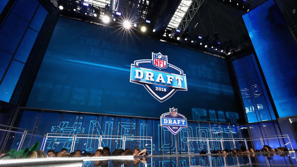 Scena podczas draftu NFL w 2018