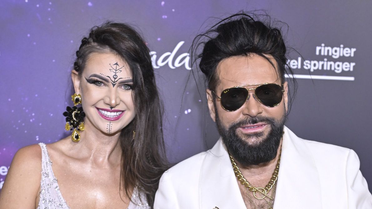 Krzysztof Rutkowski z żoną Mają