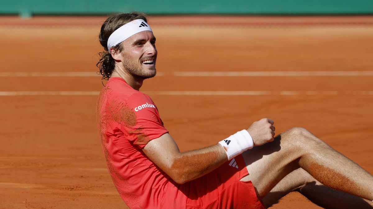 PAP/EPA / Sebastien Nogier / Na zdjęciu: Stefanos Tsitsipas