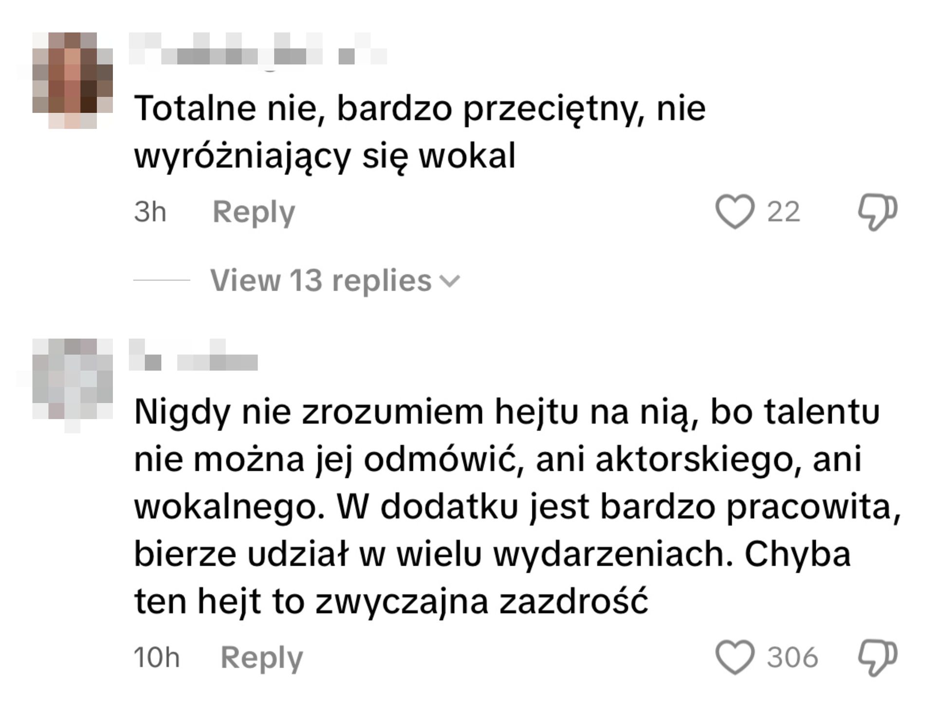 Komentarze pod występem Julii Wieniawy
