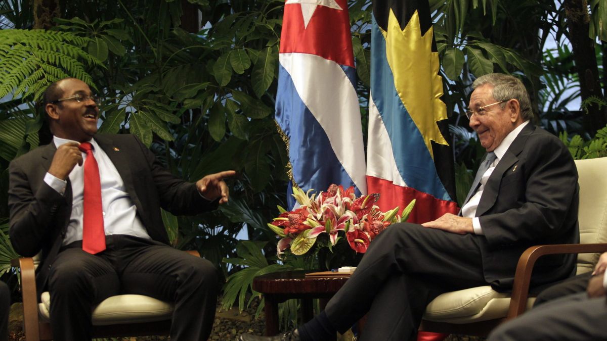 Premier Antiguy i Barbudy i prezydent Kuby