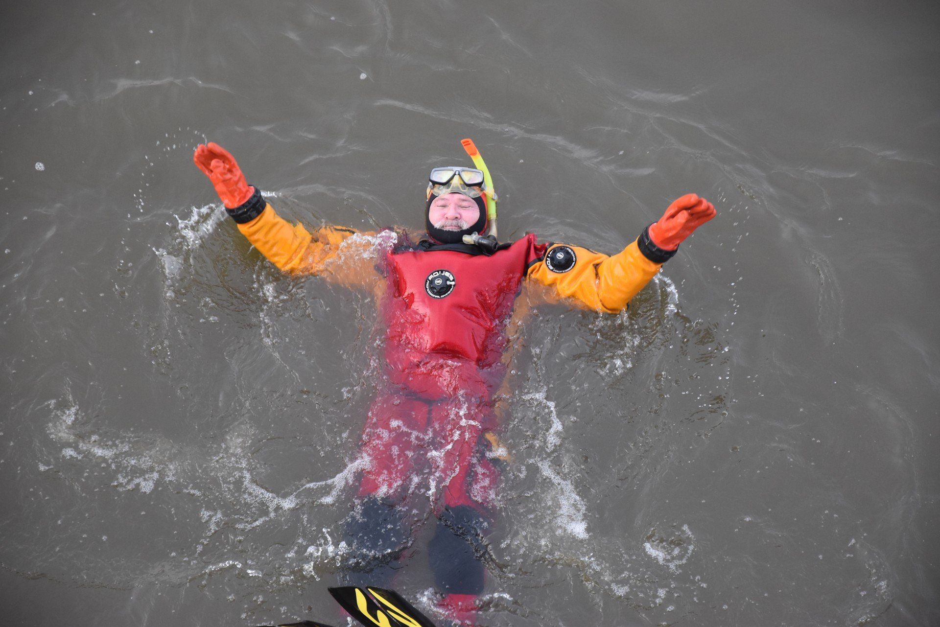 Zimna woda nie była straszna