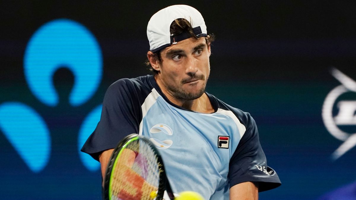 PAP/EPA / MARK EVANS / Na zdjęciu: Guido Pella