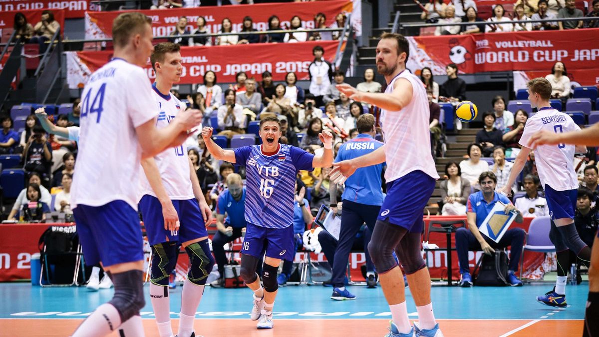 Materiały prasowe / FIVB / Na zdjęciu: reprezentanci Rosji