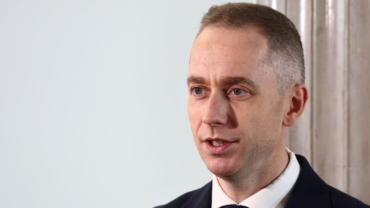 Secretery of state of the Ministry of National Defence Cezary Tomczyk at Polish Parliament in Warsaw, Poland on October 18, 2024. (Photo by Jakub Porzycki/NurPhoto via Getty Images)