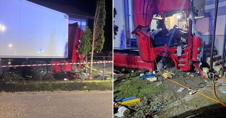 Wjechał w dom. Dramatyczna walka służb