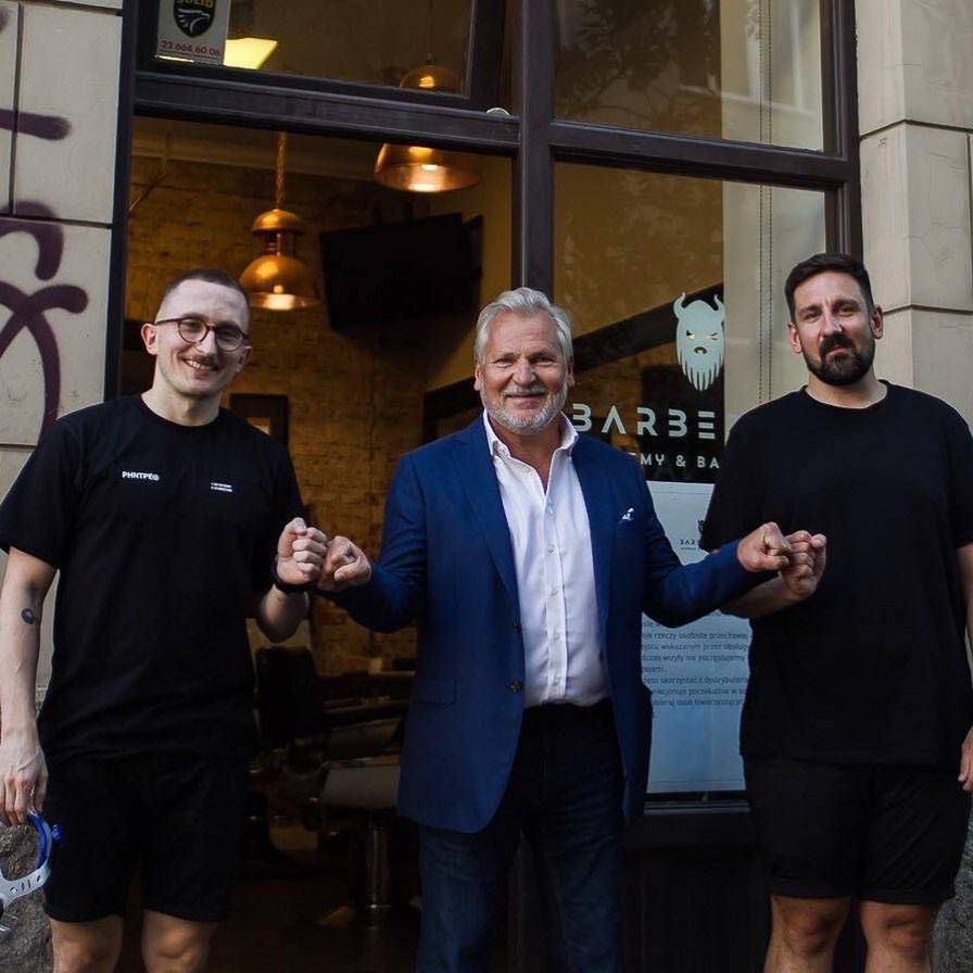 Aleksander Kwaśniewski u Nergala