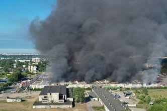 Wielki pożar w Warszawie. Płonie centrum handlowe