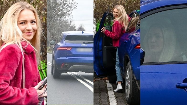 Barbara Kurdej-Szatan przyłapana na samochodowej przejażdżce