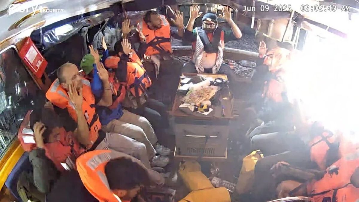 Załoga statku zatrzymanego przez Izrael